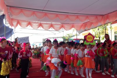 Trường MN Cường tổ chức “Ngày hội thể thao của bé”  Năm họcrư 2017- 2018